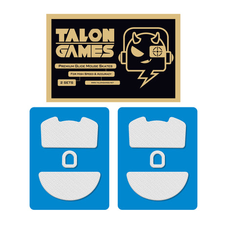 TALONGAMES マウスソール 3Dシリーズ Razer Viper V3 Pro 用 でこぼこ スーパースムーズ マウスフィート ゲーミング マウス 交換用 プレミアム グライド マウススケート 超低摩擦 高耐久 (ホワイト) 【 日本正規代理店保証品 】
