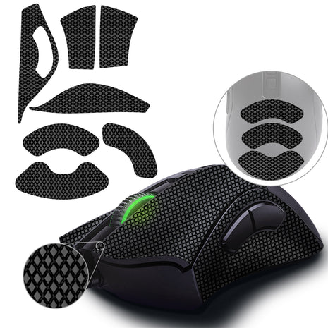 【送料無料】TALONGAMES マウスグリップ テープ Mouse Grip Tape Razer DeathAdder V2 / DeathAdder V2 Pro 用 極薄 0.5mm 優れる吸水性 アンチスリップ テープ ゲーミングマウス用 滑り止めグリップテープ カット済【 日本正規代理店保証品 】 (TF27)