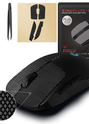 Hotline Games 2.0 PLUS マウスグリップ テープ Logicool G PRO ワイヤレス GPW GPRO無線 滑り止めグリップテープ グリップ強化 優れた吸水性 ゲーミングマウス用 アンチスリップテープ カット済 1セット入り Mouse Grip Tape 【 日本正規代理店保証品 】(C16)