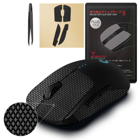 Hotline Games 2.0 PLUS マウスグリップ テープ Logicool G PRO ワイヤレス GPW GPRO無線 滑り止めグリップテープ グリップ強化 優れた吸水性 ゲーミングマウス用 アンチスリップテープ カット済 1セット入り Mouse Grip Tape 【 日本正規代理店保証品 】(C16)