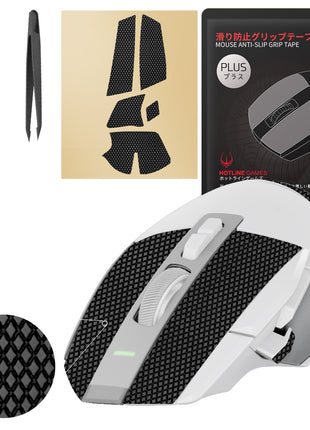 Hotline Games 2.0 PLUS マウスグリップ テープ Logicool G502 X PLUS LIGHTSPEED ワイヤレス RGB / Logicool G502 X LIGHTSPEED ワイヤレス / Logicool G502 X 有線 アンチスリップテープ 滑り止め グリップテープ カット済 1セット入り 【 日本正規代理店保証品 】(C55)