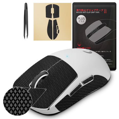 Hotline Games 2.0 PLUS Mouse Grip Tape マウスグリップ テープ Logicool G PRO X Superlight アンチスリップテープ マウス ゲーミングマウス 用 滑り止めグリップテープ カット済 【日本正規代理店保証品】