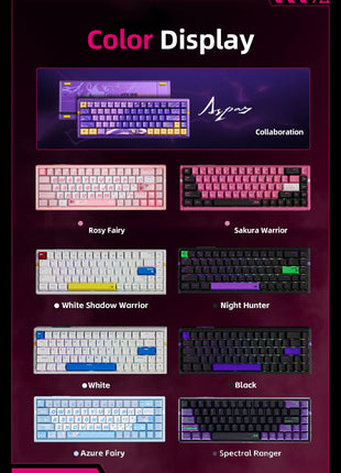 【RT精度0.005mm】ATK RS6 キーボード ラピッドトリガー RT ラピトリ マグネティックスイッチ RGB アルミニウム 超低遅延 磁気スイッチ ゲーミングキーボード ケーブル 有線接続 磁気式 スイッチ 8K ポーリングレート 0.08ms 低遅延 RT精度 0デッドゾーン