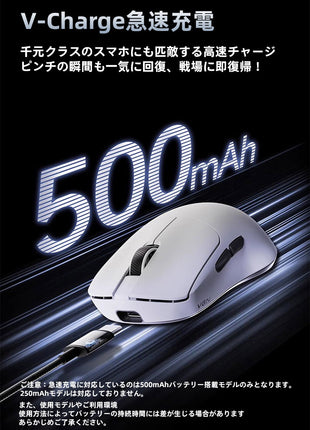 VGN Dragonfly Y2 シリーズマウス ゲーミングマウス ワイヤレス Y2 Pro / Pro+ 無線 超軽量 41グラム PAW3950 3950Ultra Nordic52840 BlueTooth5.0/2.4Ghz/USB-C接続 バッテリー最大500mAh 3色選択可能 8KHz対応可