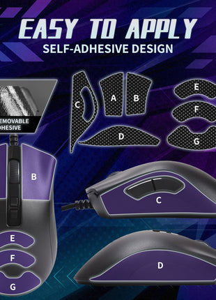 【送料無料】TALONGAMES マウスグリップ テープ Mouse Grip Tape Razer DeathAdder V2 / DeathAdder V2 Pro 用 極薄 0.5mm 優れる吸水性 アンチスリップ テープ ゲーミングマウス用 滑り止めグリップテープ カット済【 日本正規代理店保証品 】 (TF27)