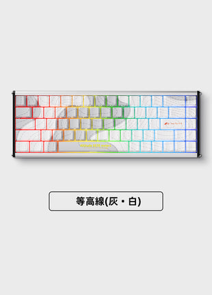 AJAZZ ALUX68 ゲーミングキーボード ラピッドトリガー ラピトリ マグネティックスイッチ 磁気スイッチ アルミニウム 超低遅延 ゲーミングキーボード ホットスワップ 磁気式 RGBバックライト 8Kポーリングレート