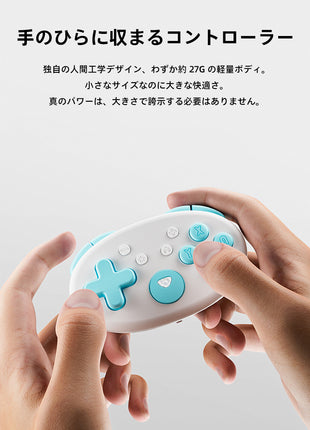 【送料無料】ワイヤレス Switchコントローラー Aolion N5 ゲームパッド Nintendo Switch PC Windows Android iOS用 Bluetooth 有線 PC ゲームコントローラー 6軸ジャイロ/振動/ターボ/ウェイクアップ機能付き ワイヤレス接続 ストラップ 付き