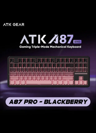 VXE ATK A87 ゲーミングキーボード メカニカルスイッチ 超低遅延 スイッチ ゲーミングキーボード ホットスワップ RGBバックライト 2.4GHz 無線キーボード 充電式 高耐久性 Bluetooth 5.1 RGBバックライトWindows/Mac OS対応 充電式 87キー 仕事PC用 自宅ゲーム用