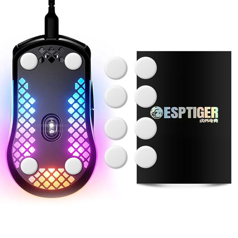 【送料無料】EsportsTiger マウスソール Arc1 SteelSeries Aerox 3用 PTFE製 ホワイト  2セット入り ベーシックバージョン マウスフィート (HA76)