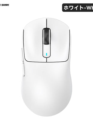 Attack Shark X3 ゲーミングマウス ワイヤレス 無線 超軽量 49グラム PAW3395 kailhチップ 2.4Ghz/USB-C/BlueTooth5.2 接続 バッテリー最大65時間持続 4色選択可能