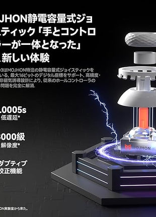 BIGBIG WON Rainbow 3 コントローラー ゲームパッド 静電容量式ジョイスティック 2000Hzポーリングレート 機械ボタン カスタムRGBライト 6軸ジャイロセンサー 切り替え可能なホール効果 クイックトリガー 3.5mmオーディオ 有線 無線接続 PC / Switch2 / iOS / Android 対応