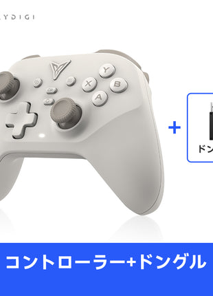 FLYDIGI DUNE FOX ワイヤレス Switch コントローラー Nintendo Switch PC Windows Android iOS用 Bluetooth 有線 無線 PC ゲームコントローラー 振動 / ターボ 機能 ワイヤレス接続 コントローラー ホール効果スティック ホール効果トリガー