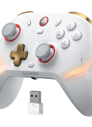 GameSir Cyclone2 PC コントローラー PC/Switch/iOS/Android 用 Mag-Res TMR スティック 1000Hz レポート レート ホール & マイクロ 2-in-1 トリガー RGB照明 充電ドック付き
