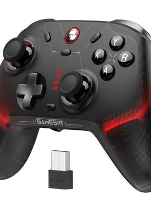 GameSir Cyclone2 PC コントローラー PC/Switch/iOS/Android 用 Mag-Res TMR スティック 1000Hz レポート レート ホール & マイクロ 2-in-1 トリガー RGB照明 充電ドック付き