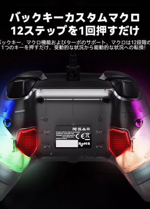 【送料無料】GameSir T4 Kaleid ワイヤレス T4K コントローラー ゲームパッド Nintendo Switch PC Windows Android 用 Bluetooth 有線 PC ゲームコントローラー 6軸ジャイロ/振動/ターボ機能付き ワイヤレス接続 コントローラー