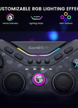 GameSir Tarantula Pro ワイヤレス PC コントローラー, PC/Switch/Android/IOS用、ゲーミングコントローラーPC、ブルートゥース コントローラー、切り替え可能フェイスボタン、マッピング可能9ボタン、ターボ、MFi、Steam対応