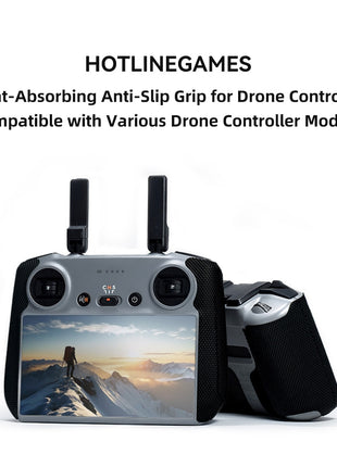 Hotline Games DJI RC シリーズ 用 コントローラーグリップ 滑り止め グリップシール アンチスリップテープ コントローラー アクセサリー 滑り止め グリップ テープ 【 グリップ力強化/吸汗力強 / 超薄0.6mm / 安全無臭 】【 日本正規代理店保証品 】