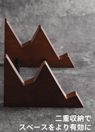【送料無料】キーボードホルダー 胡桃木調 ダブルレイヤー キーボード収納ラック デスクオーガナイザー 木製 北欧風デスク キーボード スタンド インストール アクリル チルト ホルダー 女性 男性用 木製なアクリル イーゼル本 原木風 省スペース デスク収納
