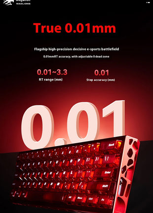 MADLION MAD LIGHT 60 HE キーボード ラピッドトリガー RT ラピトリ マグネティックスイッチ フルアルミ製 RGB アルミニウム 超低遅延 磁気スイッチ ゲーミングキーボード ケーブル 有線接続 磁気式 スイッチ 8K ポーリングレート 0.08ms 低遅延 RT精度 0デッドゾーン