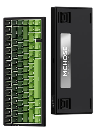 【送料無料】MCHOSE G75 PRO ゲーミングキーボード メカニカルキーボード 82キー 無衝突コンパクト Bluetooth5.0/2.4Ghz/Type-Cケーブル ホットスワップ EVA吸音PCB RGBバックライト 白菜豆腐軸 抹茶ラッテ軸 充電式バッテリー 8000mAh