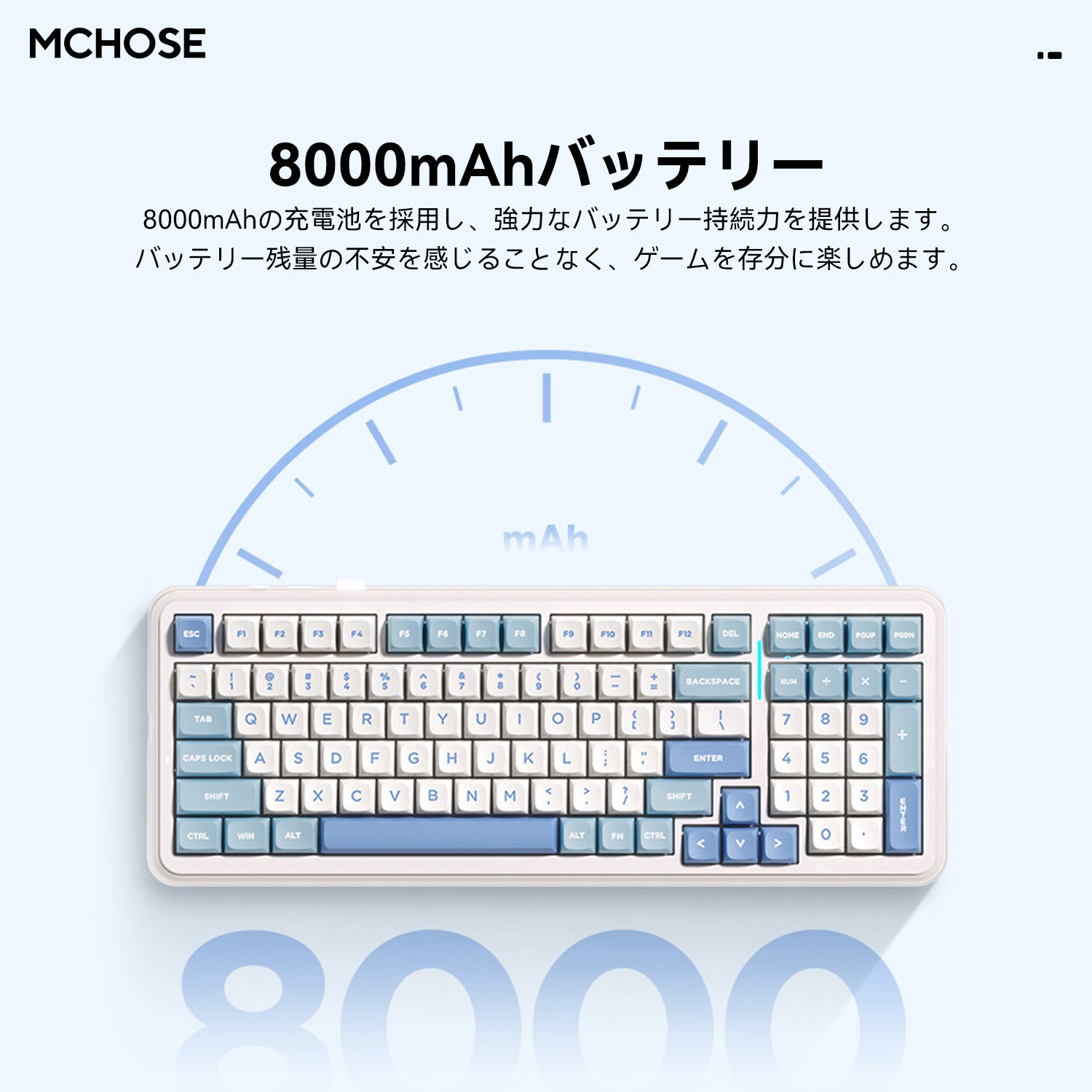 MCHOSE K99 V2 ゲーミングキーボード MCHOSE K99 V2 Wireless Gasket Mount Mechanical Keyboard