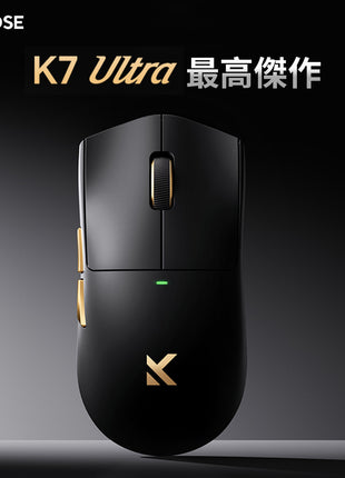 MCHOSE K7 Ultra ゲーミングマウス ワイヤレス 8Kドングル付き 充電ドック付き 超軽量 59グラム PAW3950 Realtek BlueTooth5.0/2.4Ghz/USB-C接続 バッテリー500mAh 2色選択可能 8KHz対応可