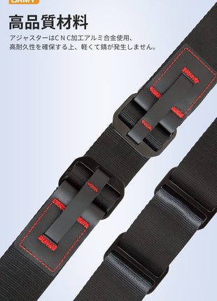 ORMY 速写ストラップ カメラストラップ クィックストラップ スピードストラップ アンカーリンクス付き 小型一眼レフ ミラーレスカメラ デジカメ など用 ブルー 調整可能 負担軽減 (幅3.5cm ブルー)