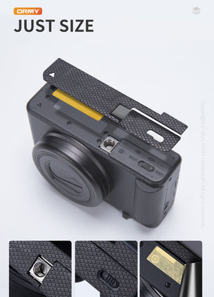 【送料無料】ORMY カメラ保護ソール SONY α7 III A7M3 用 カメラボデー底部の保護シート 滑り防止 底部保護 保護テープ 衝撃吸収 カメラ本体ボトム 保護フィルム カメラスキンシール 衝撃吸収 カメラブラケット 三脚マウント 固定強化