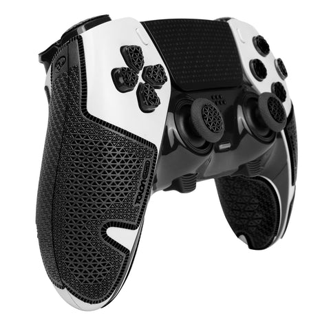 TALONGAMES PS5 コントローラーグリップ Ultraバージョン アンチスリップテープ PlayStation 5 DualSense Edge グリップ力強化 吸汗力 アクションボタン図形提示 [ グリップ部分 + 十字キーパッド + ボタン + トリガー] ブラック【日本正規代理店保証品】