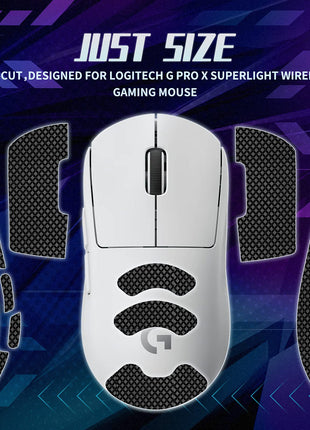 TALONGAMES マウスグリップ テープ Logicool G PRO X Superlight/Superlight 2 Wireless 無線 用 極薄 0.5mm 優れる吸水性 アンチスリップ テープ ゲーミングマウス用 滑り止めグリップテープ カット済【日本正規代理店保証品】
