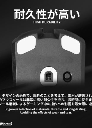 TALONGAMES マウスソール ラウンドエッジ ソール マウスフィート Razer Viper V3 Hyperspeed 用 交換用 ゲーミングマウス移動改善 2セット入り 高耐久 低摩擦 Super Smooth 交換用 【 日本正規代理店保証品 】(TA66)