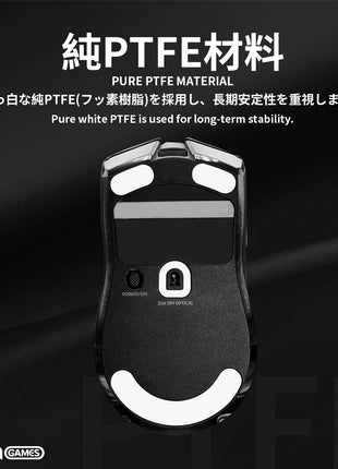 TALONGAMES マウスソール ラウンドエッジ ソール マウスフィート Razer Viper V2 Pro 用 交換用 ゲーミングマウス移動改善 2セット入り 高耐久 低摩擦 Super Smooth 交換用 【 日本正規代理店保証品 】