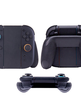 【 グリップ力強化 & 吸汗力強 】TALONGAMES Switch Joy-Con 2 Grip 用 コントローラーグリップ クラシックバージョン アンチスリップテープ 滑り止め グリップ テープ 滑り止め グリップシール カット済 1セット入り [ グリップ部分 + 十字キーパッド + ボタン+トリガー ]
