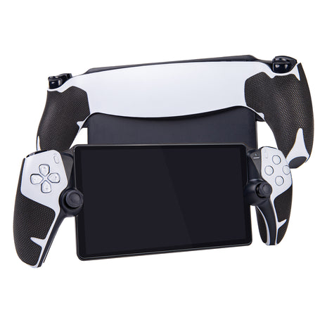 【 グリップ力強化 & 吸汗力強 】 TALONGAMES PlayStation Portal コントローラーグリップ アンチスリップテープ PS5 Portal PS ポータル 滑り止め Liteバージョン グリップ テープ グリップシール カット済 1セット入り (ブラック)(TC76)