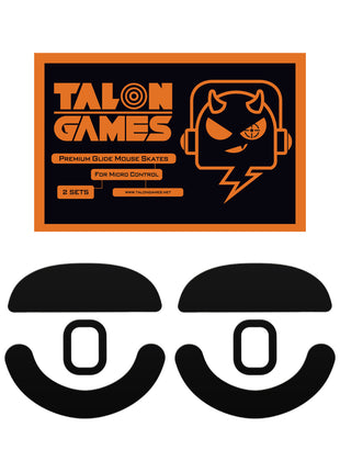 【 コントロール重視タイプ 】 TALONGAMES コントロール バージョン マウスソール Pulsar X2 / X2 Mini用 交換用 2セット入り 高耐久 低摩擦 Super Smooth 交換用 【 日本正規代理店保証品 】