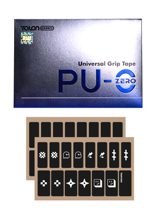 TALONGAMES 汎用型 グリップ テープ 極薄 0.3mm Pre-cut Universal アンチスリップ 滑り止めグリップテープ ゲーミング用 マウスグリップテープ ユニバーサル カット済み (PU-0シリーズ、ブラック)