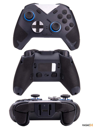 TALONGAMES FLYDIGI VADER 4 PRO / VADER 3 PRO コントローラー用 コントローラーグリップ Grip tape グリップ力強化 吸汗力強 アンチスリップテープ グリップ テープ アクションボタン図形提示付き 滑り止め カット済 1セット入り ブラック