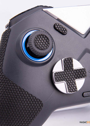 TALONGAMES FLYDIGI VADER 4 PRO / VADER 3 PRO コントローラー用 コントローラーグリップ Grip tape グリップ力強化 吸汗力強 アンチスリップテープ グリップ テープ アクションボタン図形提示付き 滑り止め カット済 1セット入り ブラック