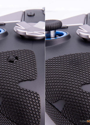 TALONGAMES FLYDIGI VADER 4 PRO / VADER 3 PRO コントローラー用 コントローラーグリップ Grip tape グリップ力強化 吸汗力強 アンチスリップテープ グリップ テープ アクションボタン図形提示付き 滑り止め カット済 1セット入り ブラック
