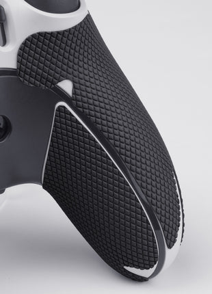 【 アクションボタン図形提示 】TALONGAMES PS5 コントローラーグリップ テープ   アンチスリップテープ PlayStaion 5 DualSense  滑り止め グリップシール  [ グリップ部分 + 十字キーパッド + ボタン+トリガー ] (PS5 DualSense Edge 用, Pro version - Black)(TC34)