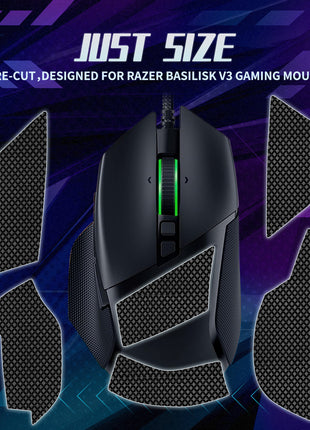 【送料無料】TALONGAMES マウスグリップ テープ Mouse Grip Tape Razer Basilisk V3 / V3 Pro 用 極薄 0.5mm 優れる吸水性 アンチスリップ テープ ゲーミングマウス用 滑り止めグリップテープ カット済【 日本正規代理店保証品 】 (TF33)