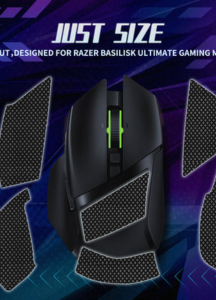 【送料無料】TALONGAMES マウスグリップ テープ Mouse Grip Tape Razer Basilisk V2 / Ultimate / X Hyper Speed 用 極薄 0.5mm 優れる吸水性 アンチスリップ テープ ゲーミングマウス用 滑り止めグリップテープ カット済【 日本正規代理店保証品 】 (TF26)