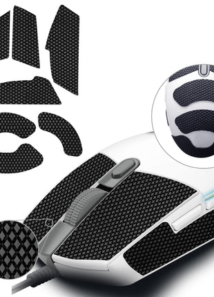 【送料無料】TALONGAMES マウスグリップ テープ Mouse Grip Tape Logicool G102 / G203 / G304 / G305 / G Pro 有線 用 極薄 0.5mm 優れる吸水性 アンチスリップ テープ ゲーミングマウス用 滑り止めグリップテープ カット済 (TF21)