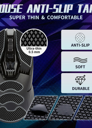 【送料無料】TALONGAMES マウスグリップ テープ Mouse Grip Tape Logicool G900 用 極薄 0.5mm 優れる吸水性 アンチスリップ テープ ゲーミングマウス用 滑り止めグリップテープ カット済【 日本正規代理店保証品 】 (TF18)