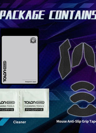 【送料無料】TALONGAMES マウスグリップ テープ Mouse Grip Tape Logicool G900 用 極薄 0.5mm 優れる吸水性 アンチスリップ テープ ゲーミングマウス用 滑り止めグリップテープ カット済【 日本正規代理店保証品 】 (TF18)