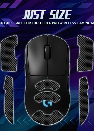 【送料無料】TALONGAMES マウスグリップ テープ Mouse Grip Tape Logicool G PRO Wireless 無線用 極薄 0.5mm 優れる吸水性 アンチスリップ テープ ゲーミングマウス用 滑り止めグリップテープ カット済 (TF12)