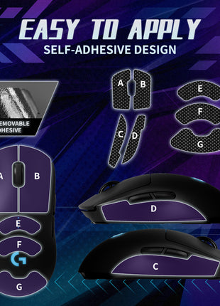 【送料無料】TALONGAMES マウスグリップ テープ Mouse Grip Tape Logicool G PRO Wireless 無線用 極薄 0.5mm 優れる吸水性 アンチスリップ テープ ゲーミングマウス用 滑り止めグリップテープ カット済 (TF12)