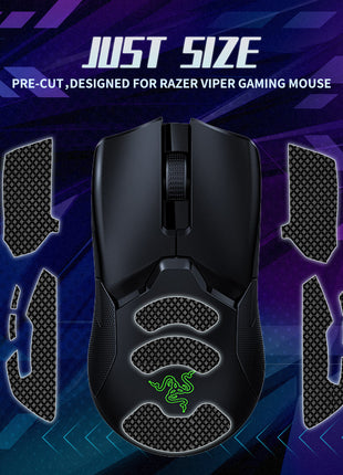 【送料無料】TALONGAMES マウスグリップ テープ Mouse Grip Tape Razer Viper / Viper Ultimate / Viper 8KHz 用 極薄 0.5mm 優れる吸水性 アンチスリップ テープ ゲーミングマウス用 滑り止めグリップテープ カット済【 日本正規代理店保証品 】 (TF17)