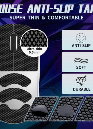 【送料無料】TALONGAMES マウスグリップ テープ Mouse Grip Tape Pulsar X2 用 極薄 0.5mm 優れる吸水性 アンチスリップ テープ ゲーミングマウス用 滑り止めグリップテープ カット済【 日本正規代理店保証品 】 (TF23)