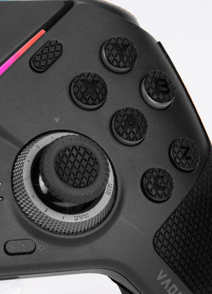 TALONGAMES FLYDIGI VADER 4 PRO / VADER 3 PRO コントローラー用 コントローラーグリップ Grip tape グリップ力強化 吸汗力強 アンチスリップテープ グリップ テープ アクションボタン図形提示付き 滑り止め カット済 1セット入り ブラック レッド